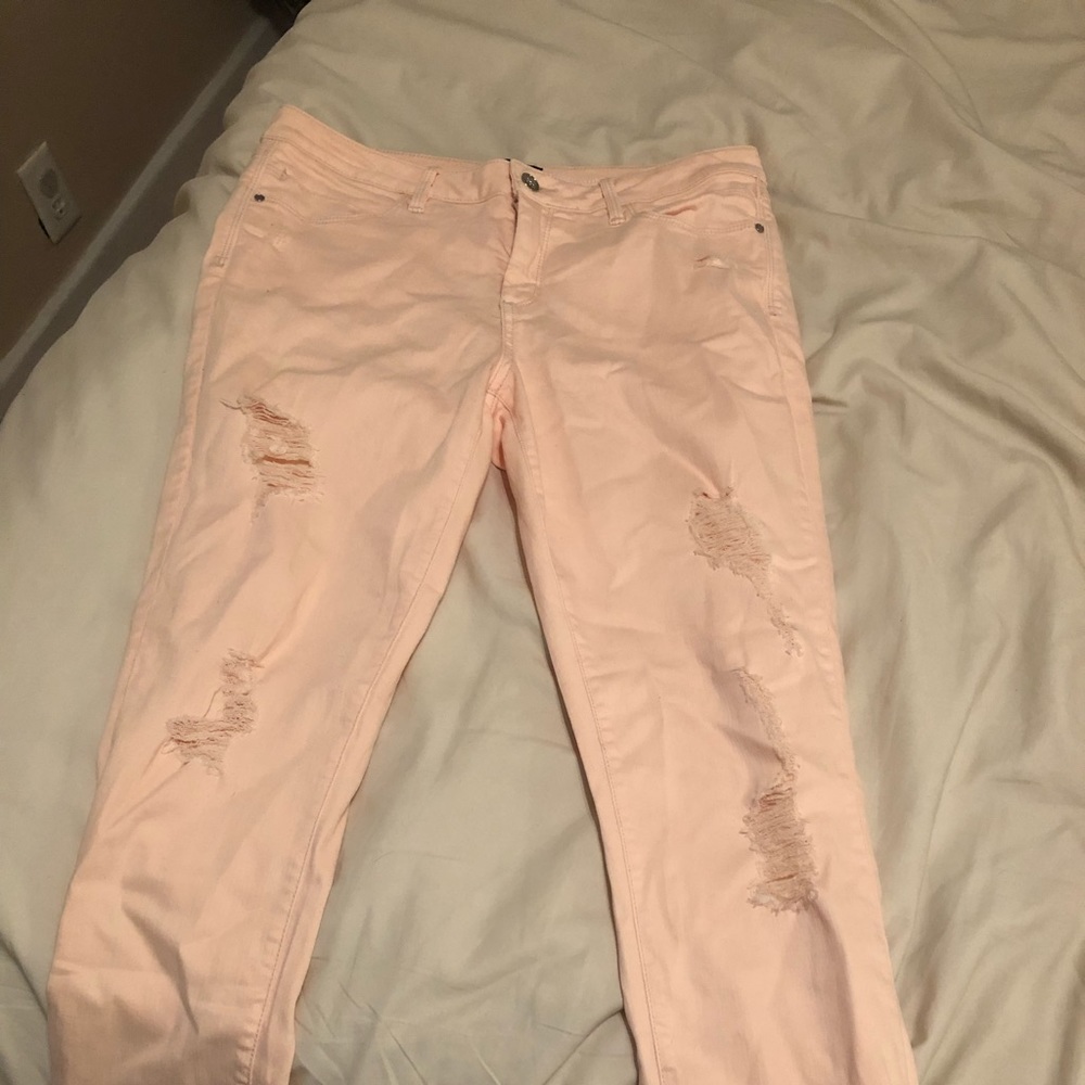 Bebe heartbreaker skinny jeans.